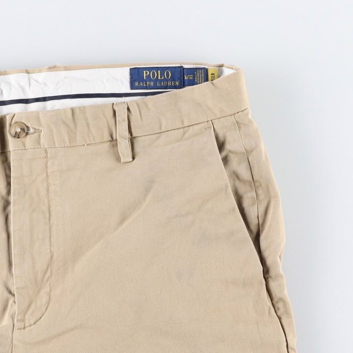Ralph Lauren POLO RALPH LAUREN STRAIGHT FIT Chino Pants, Men's W37 (approx.) cotton Beige type Vintage Second Hand