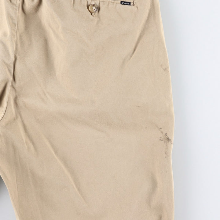 Ralph Lauren POLO RALPH LAUREN STRAIGHT FIT Chino Pants, Men's W37 (approx.) cotton Beige type Vintage Second Hand