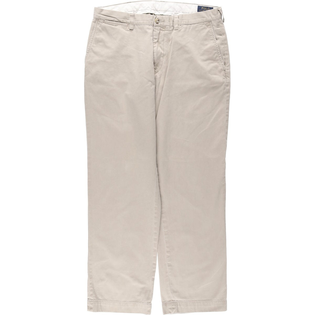 Ralph Lauren POLO RALPH LAUREN CLASSIC FIT Chino Pants, Made in Sri Lanka, Men's Size W34 (approx.) cotton Beige type Vintage Second Hand