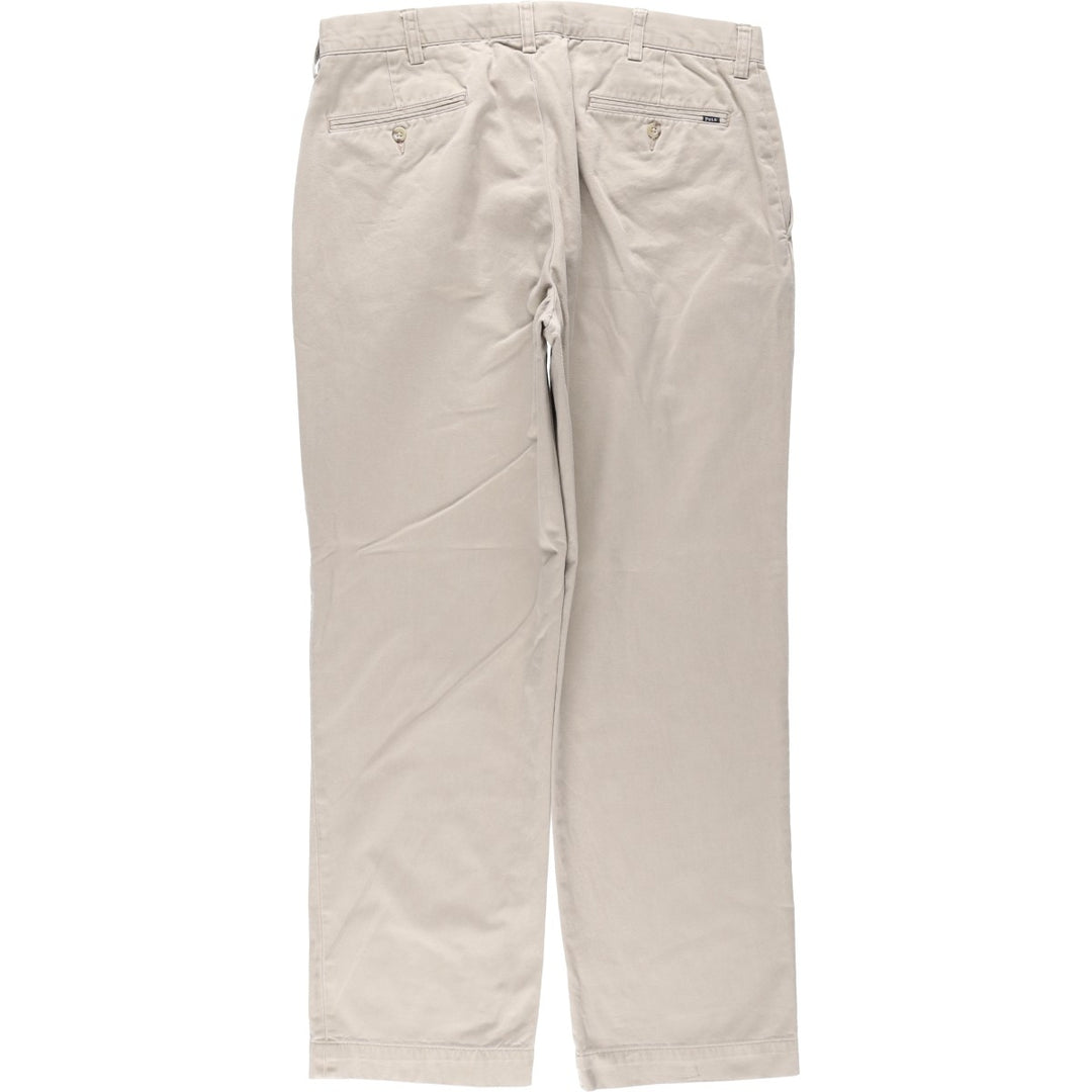 Ralph Lauren POLO RALPH LAUREN CLASSIC FIT Chino Pants, Made in Sri Lanka, Men's Size W34 (approx.) cotton Beige type Vintage Second Hand