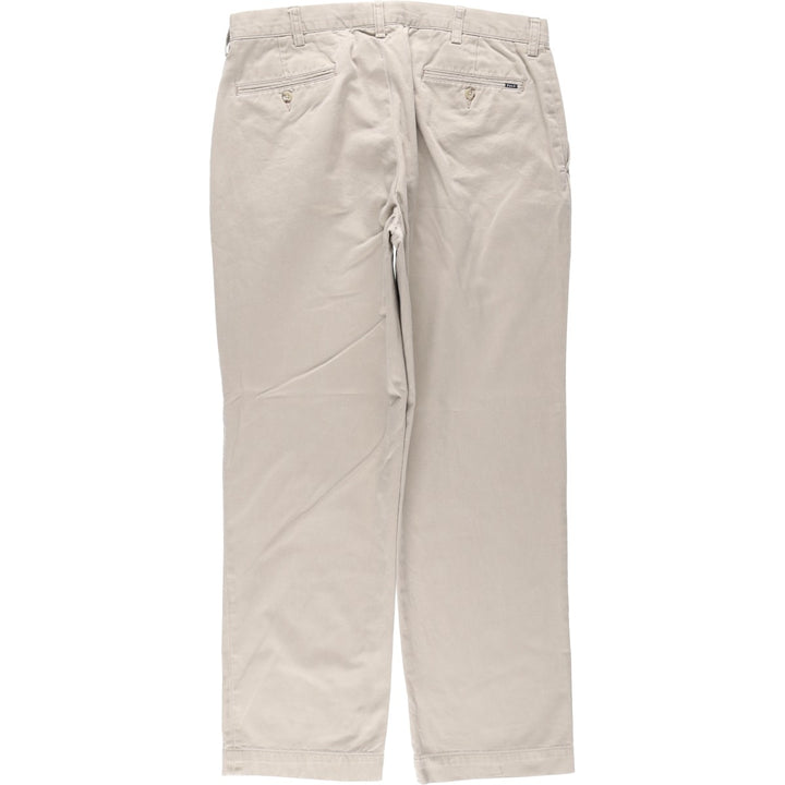 Ralph Lauren POLO RALPH LAUREN CLASSIC FIT Chino Pants, Made in Sri Lanka, Men's Size W34 (approx.) cotton Beige type Vintage Second Hand