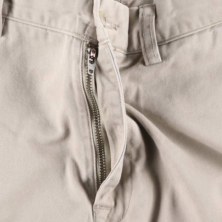 Ralph Lauren POLO RALPH LAUREN CLASSIC FIT Chino Pants, Made in Sri Lanka, Men's Size W34 (approx.) cotton Beige type Vintage Second Hand