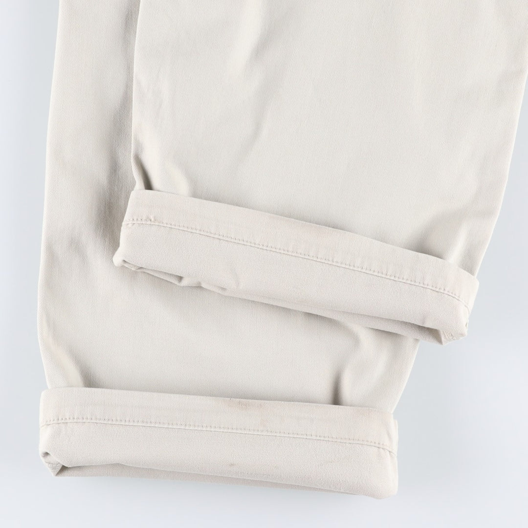 2000'S Levi's Silver Tab Chino Pants, Men's Size W33 (approx.) cotton pale white type Vintage Second Hand