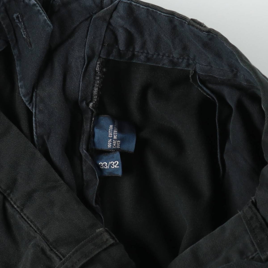 Ralph Lauren POLO by Ralph Lauren PROSPECT PANT Chino pants for men, equivalent to W32 cotton black type Vintage Second Hand