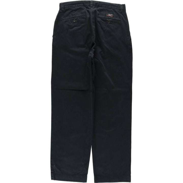 Ralph Lauren POLO by Ralph Lauren Chino Pants Men's W32 equivalent cotton black type Vintage Second Hand