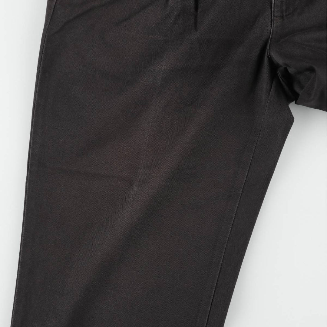Ralph Lauren Polo Ralph Lauren Andrew Pant Two-pleat Chino Pants Men's W35 cotton black type Vintage Second Hand