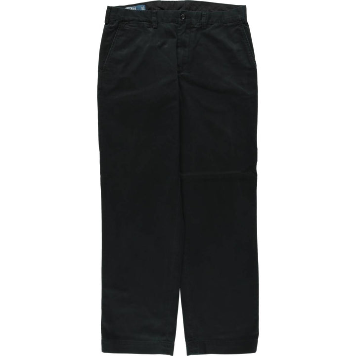 Ralph Lauren POLO by Ralph Lauren PRESTON PANT Chino pants for men, equivalent to w34 cotton black type Vintage Second Hand