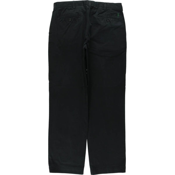Ralph Lauren POLO by Ralph Lauren PRESTON PANT Chino pants for men, equivalent to w34 cotton black type Vintage Second Hand