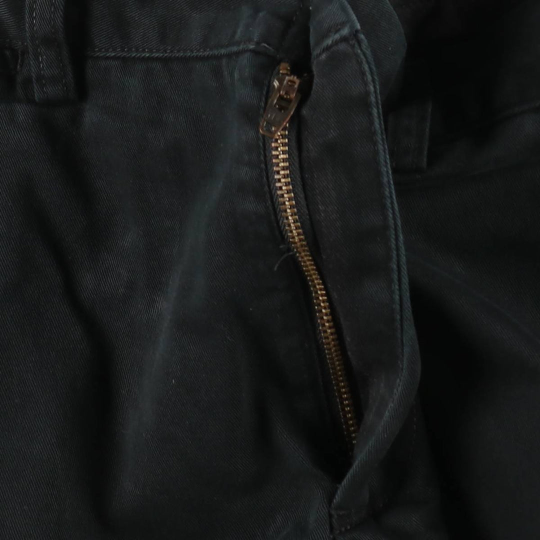 Ralph Lauren POLO by Ralph Lauren PRESTON PANT Chino pants for men, equivalent to w34 cotton black type Vintage Second Hand