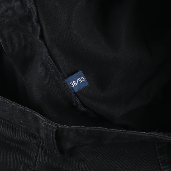Ralph Lauren Polo Ralph Lauren Andrew Pant Two-pleat Chino Pants Men's W37 cotton black type Vintage Second Hand
