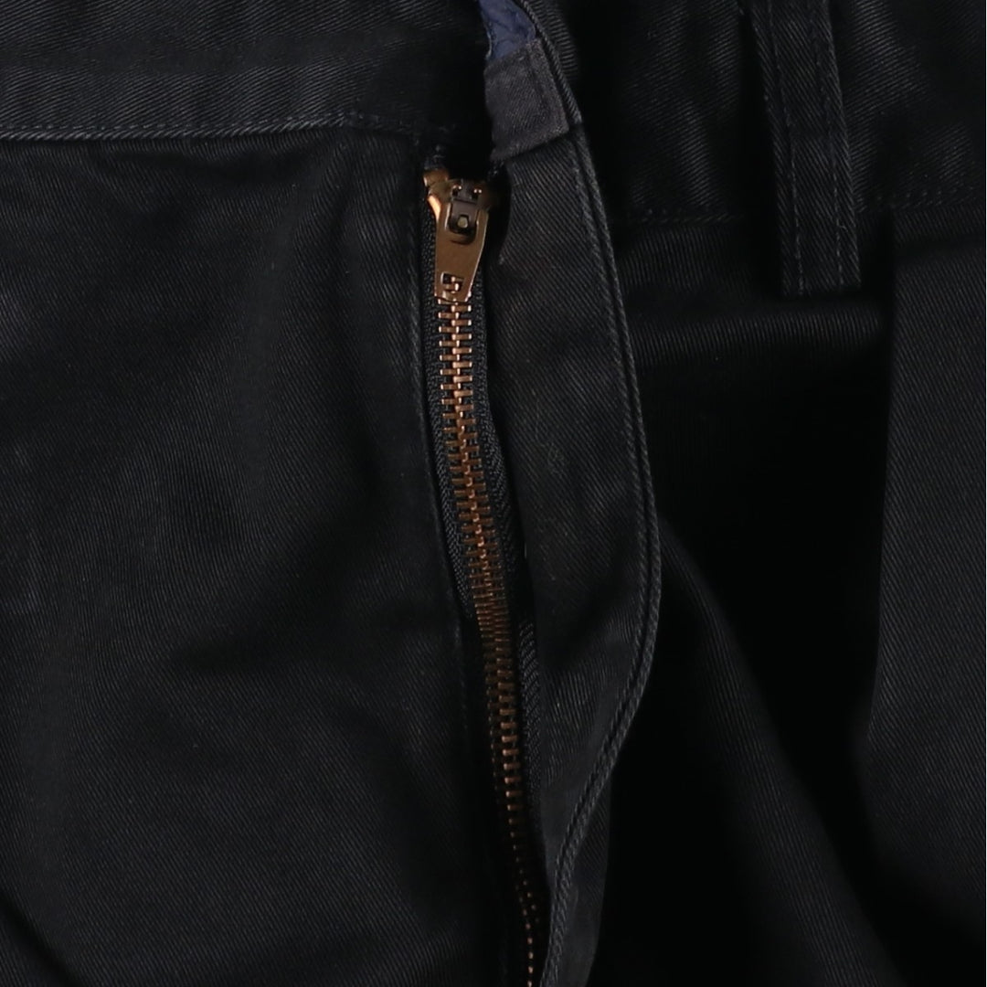 Ralph Lauren Polo Ralph Lauren Andrew Pant Two-pleat Chino Pants Men's W37 cotton black type Vintage Second Hand