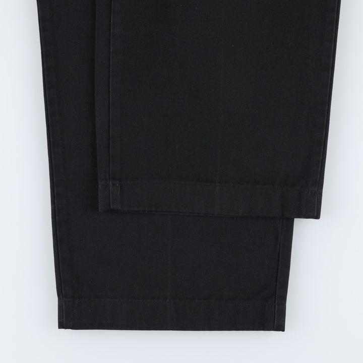 Ralph Lauren Polo Ralph Lauren Andrew Pant Two-pleat Chino Pants Men's W37 cotton black type Vintage Second Hand