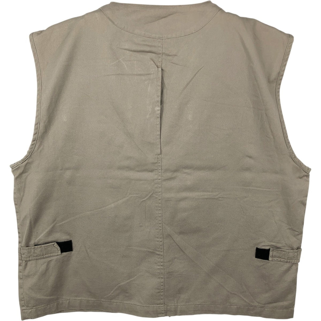 Faded Glory Safari Vest, Men's Size L (equivalent) cotton Beige type Vintage Second Hand