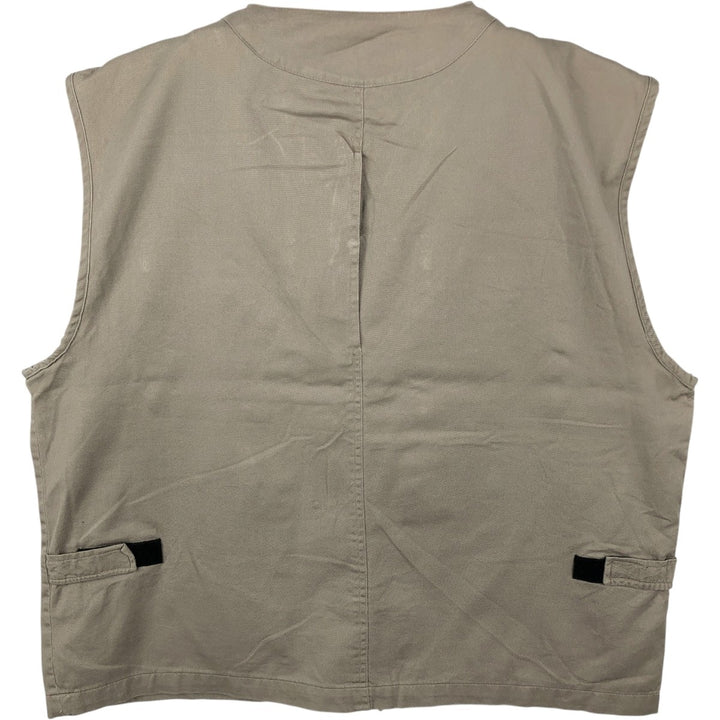 Faded Glory Safari Vest, Men's Size L (equivalent) cotton Beige type Vintage Second Hand