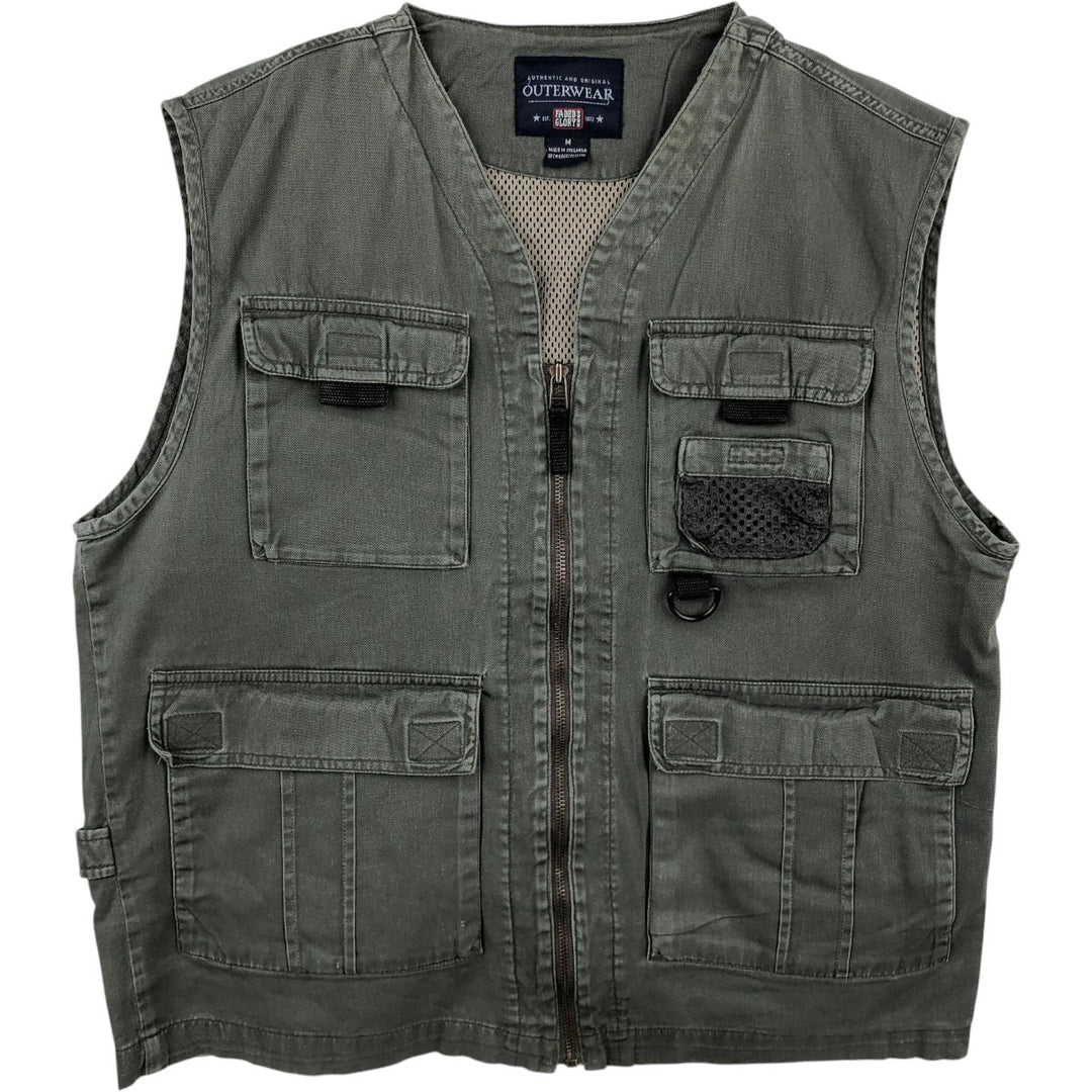 Faded Glory Safari Vest, Men's Size M (equivalent to size M) cotton Khaki type Vintage Second Hand