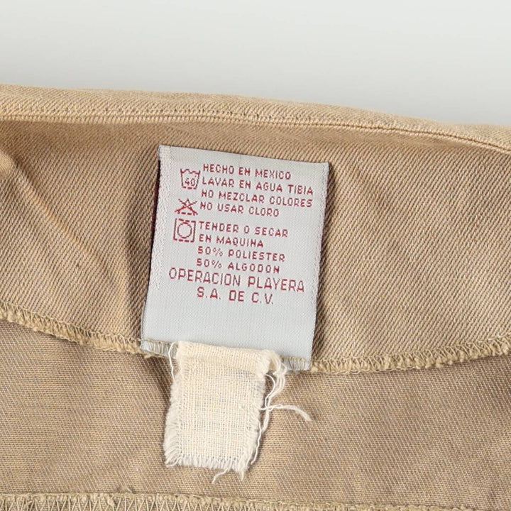 Merona Safari Vest, Men's Size L (Equivalent), Vintage polyester Beige type Vintage Second Hand