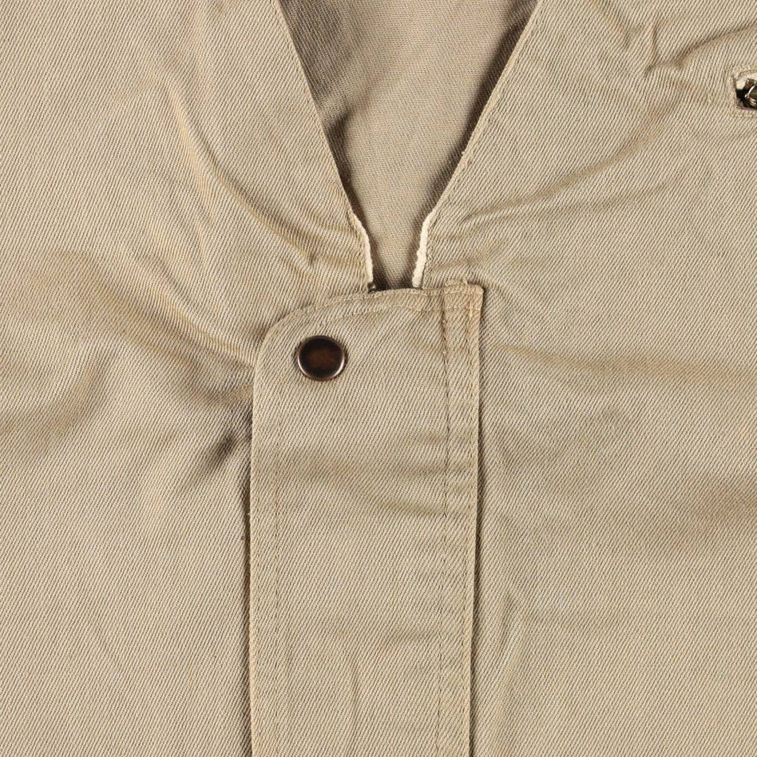 Merona Safari Vest, Men's Size L (Equivalent), Vintage polyester Beige type Vintage Second Hand