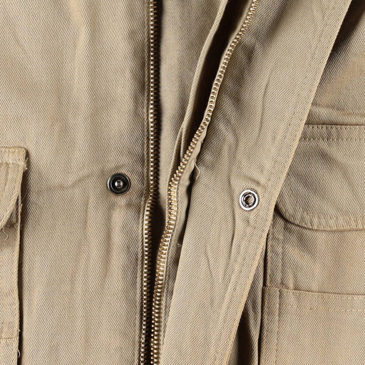 Merona Safari Vest, Men's Size L (Equivalent), Vintage polyester Beige type Vintage Second Hand