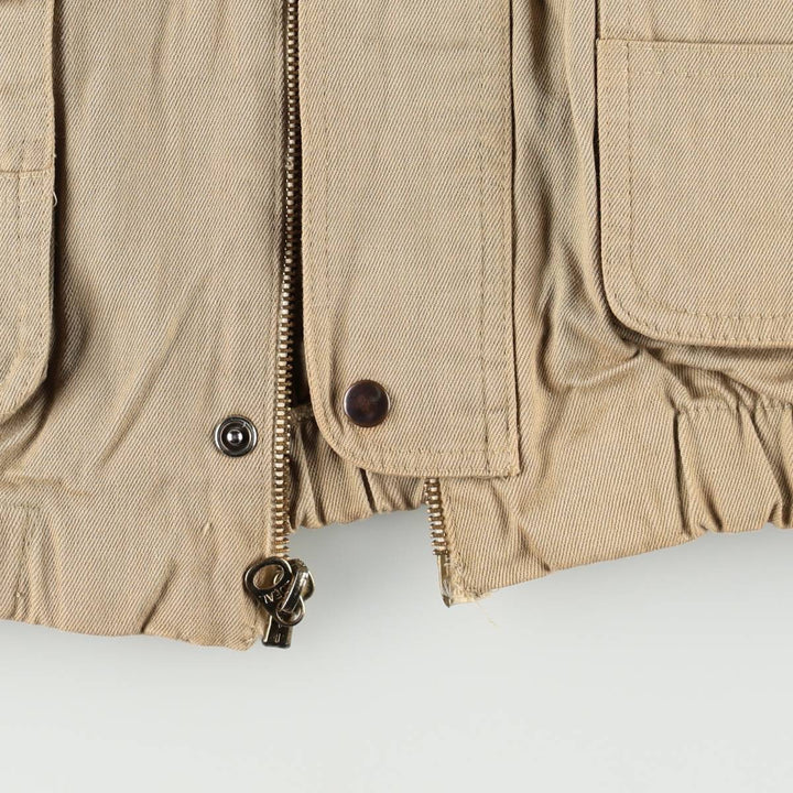 Merona Safari Vest, Men's Size L (Equivalent), Vintage polyester Beige type Vintage Second Hand