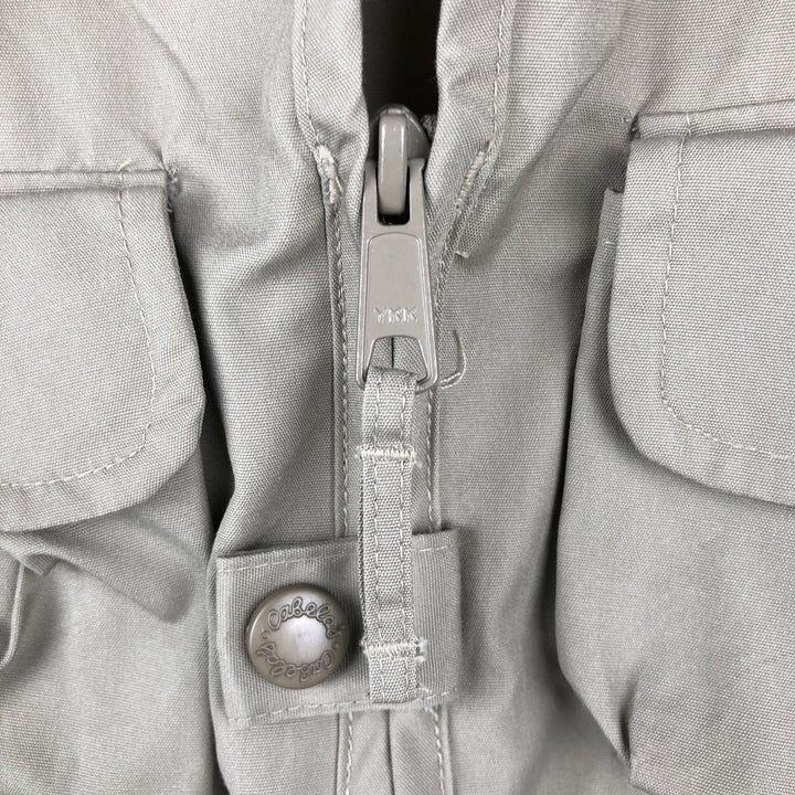 90s-00'S Cabelas Vest, Women's Size S (approx.), Vintage cotton Khaki type Vintage Second Hand