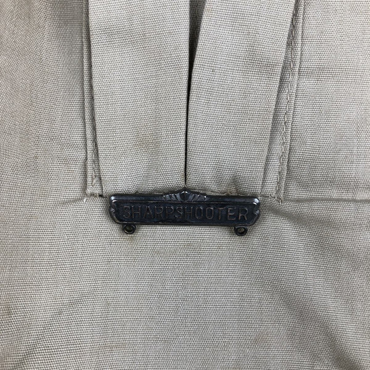 1950s-era Gun Club Sportswear custom patch shooting vest, men's size M (approx.) unclear Beige type Vintage Second Hand