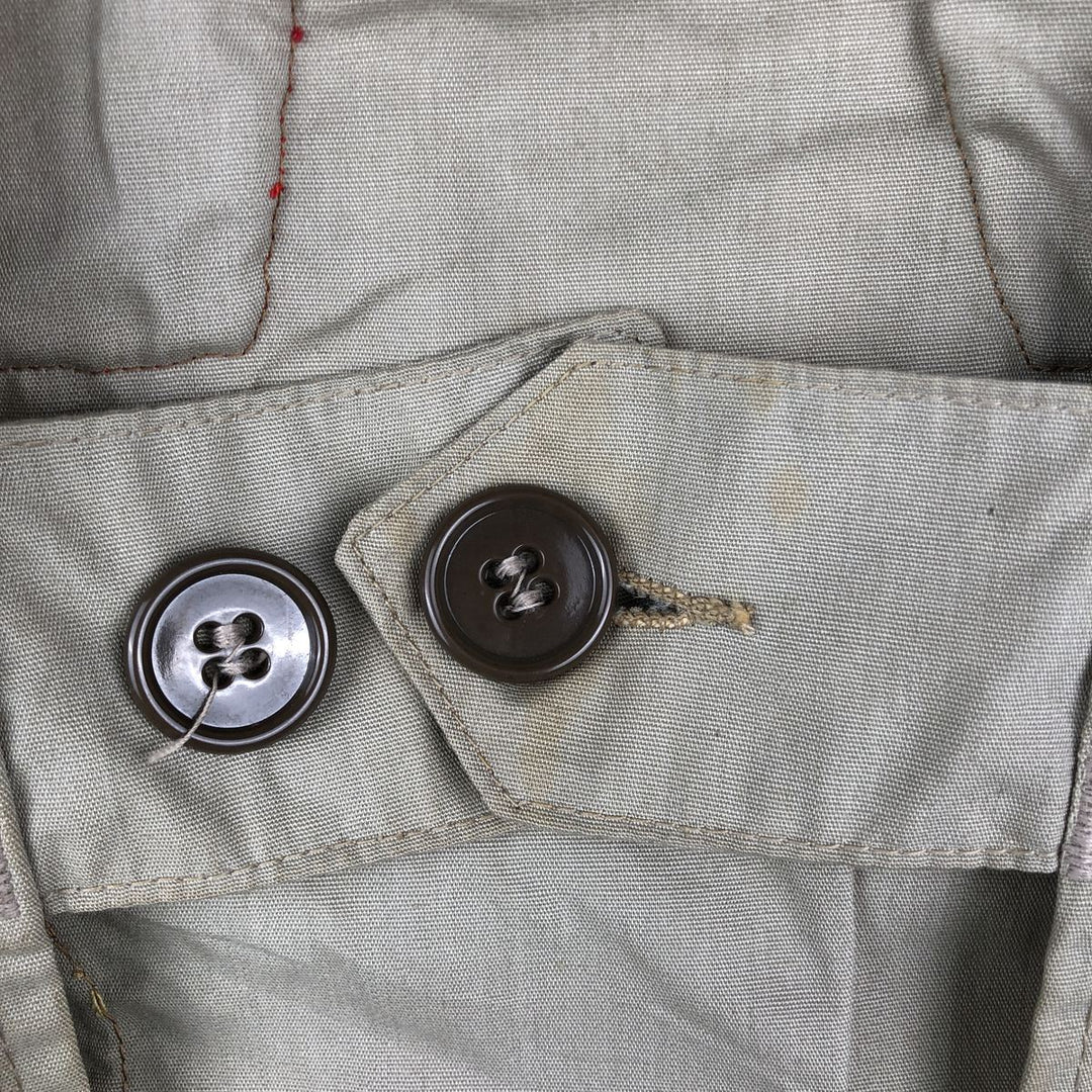 1950s-era Gun Club Sportswear custom patch shooting vest, men's size M (approx.) unclear Beige type Vintage Second Hand