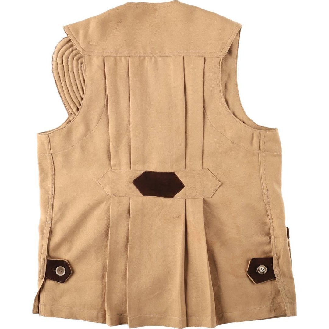 Plessinger Place Shooting Vest, Men's Size M (approx.), Vintage unclear Beige type Vintage Second Hand