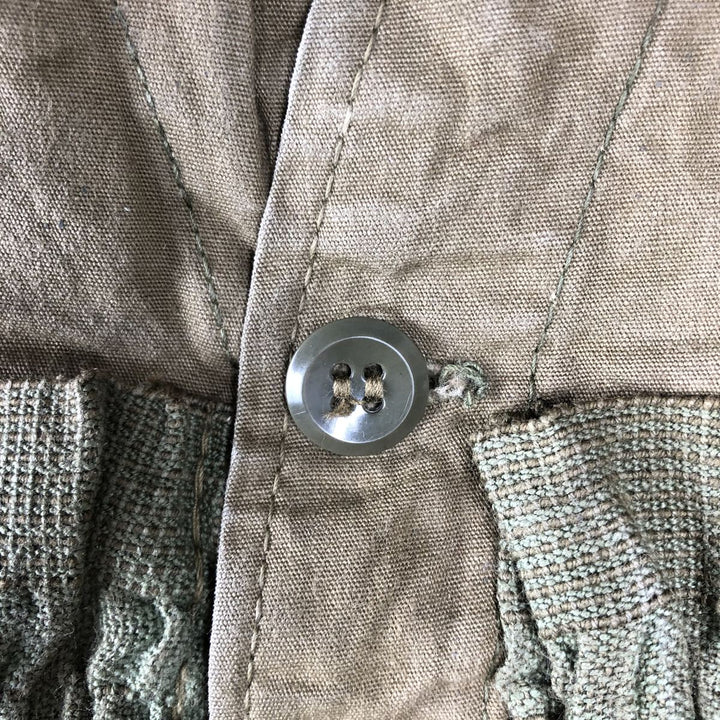 1960'S Black Sheep Hunting Vest, Men's Size S (approx.), Vintage cotton Khaki type Vintage Second Hand