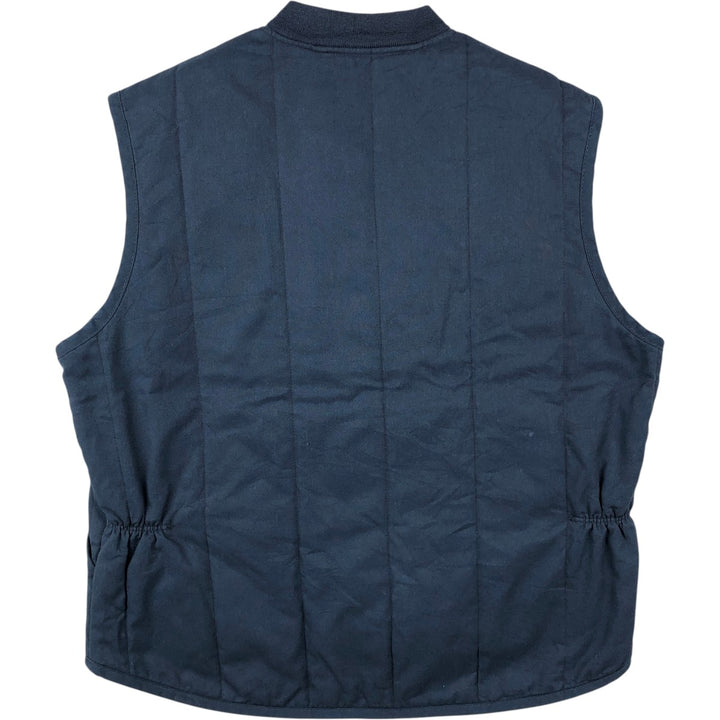 Red Kap padded work vest, men's size XL. polyester navy blue type Vintage Second Hand