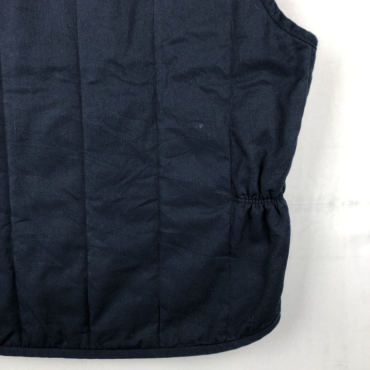 Red Kap padded work vest, men's size XL. polyester navy blue type Vintage Second Hand
