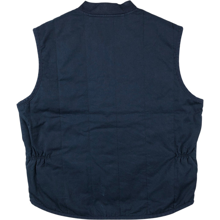 Red Kap padded work vest, men's size XL. polyester navy blue type Vintage Second Hand