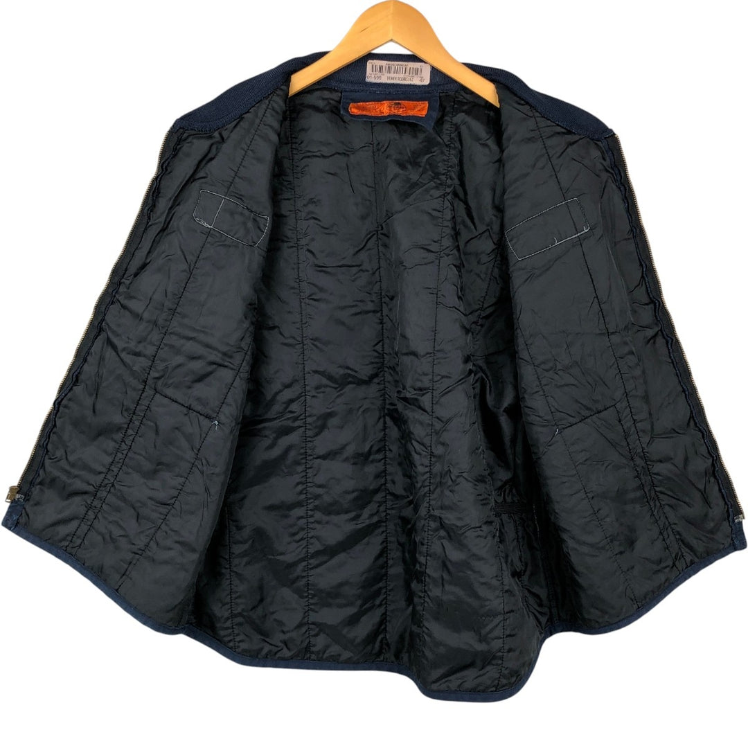 Red Kap padded work vest, men's size XL. polyester navy blue type Vintage Second Hand