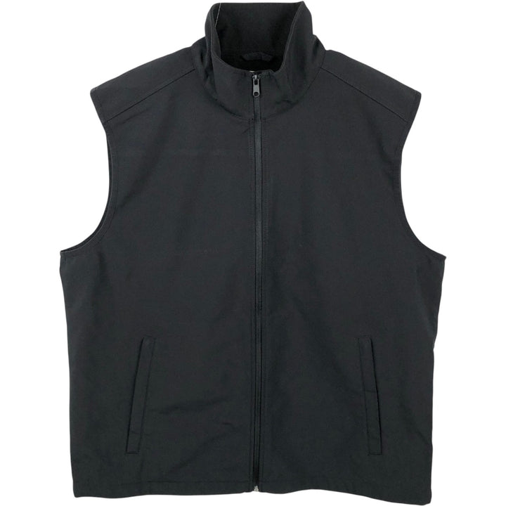 St. John's Bay Softshell Vest, Men's Size XL polyester black type Vintage Second Hand
