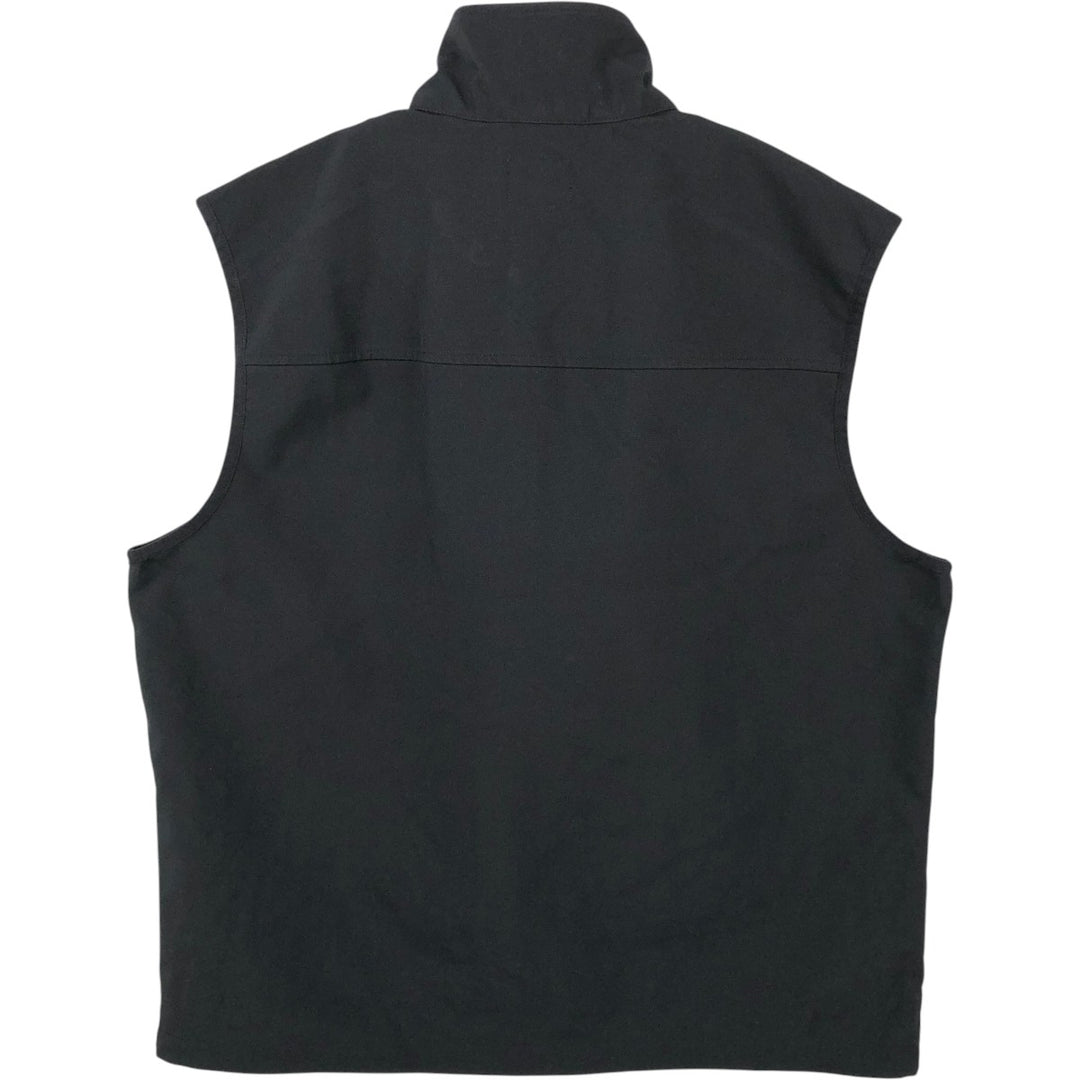 St. John's Bay Softshell Vest, Men's Size XL polyester black type Vintage Second Hand