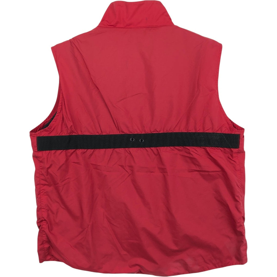 Helly Hansen nylon vest, made in Italy, men's size M (approx.) unclear red type Vintage Second Hand