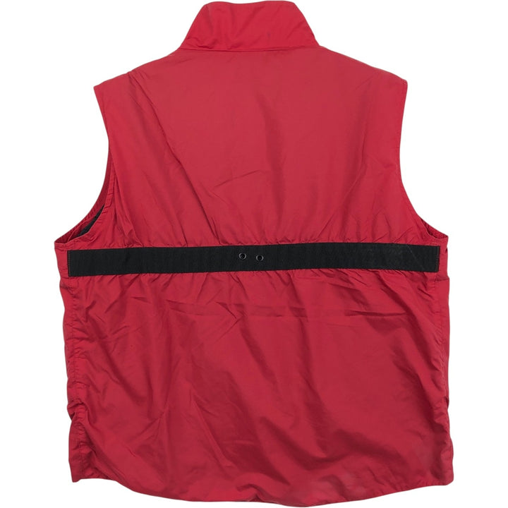 Helly Hansen nylon vest, made in Italy, men's size M (approx.) unclear red type Vintage Second Hand