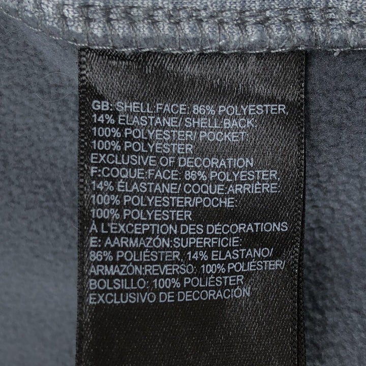 The North Face Windwall Softshell Vest, Men's Size S (equivalent) polyester gray type Vintage Second Hand
