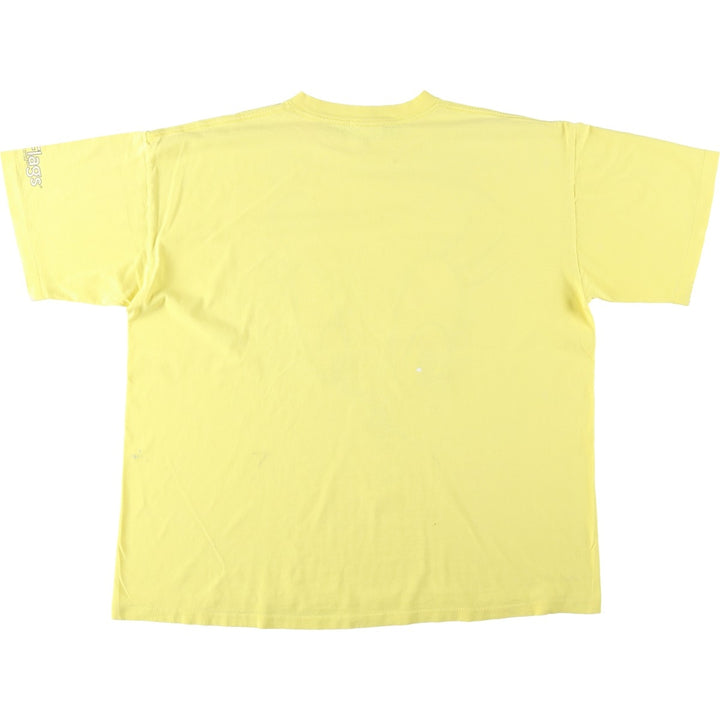 90'S Six Flags Looney Tunes Tweety Character Print T-Shirt, Made in USA, Men's XXL equivalent, Vintage cotton yellow type Vintage Second Hand