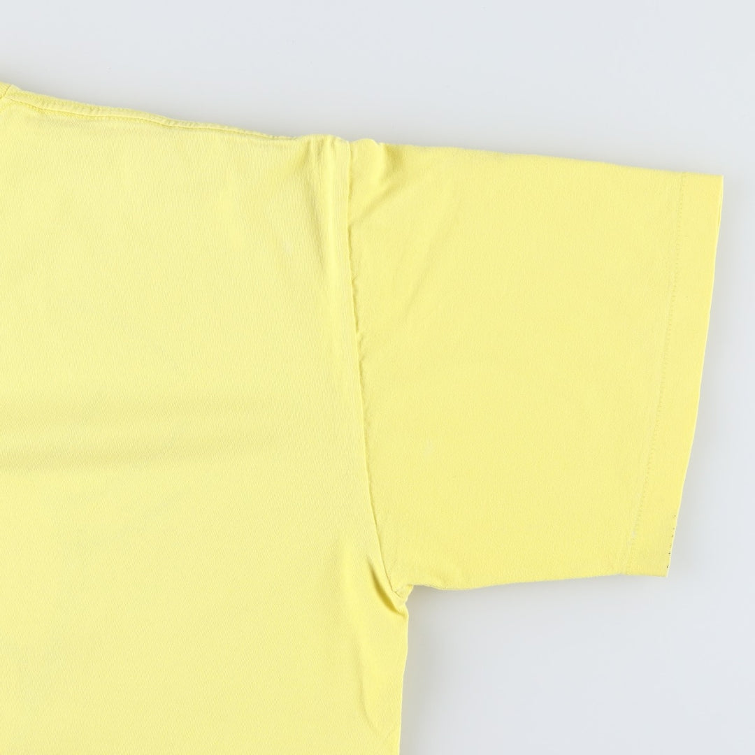 90'S Six Flags Looney Tunes Tweety Character Print T-Shirt, Made in USA, Men's XXL equivalent, Vintage cotton yellow type Vintage Second Hand