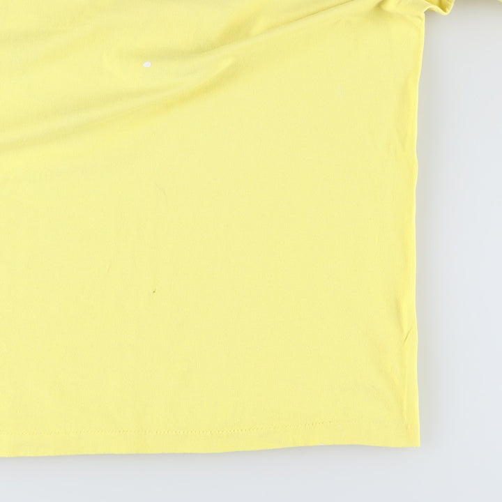 90'S Six Flags Looney Tunes Tweety Character Print T-Shirt, Made in USA, Men's XXL equivalent, Vintage cotton yellow type Vintage Second Hand