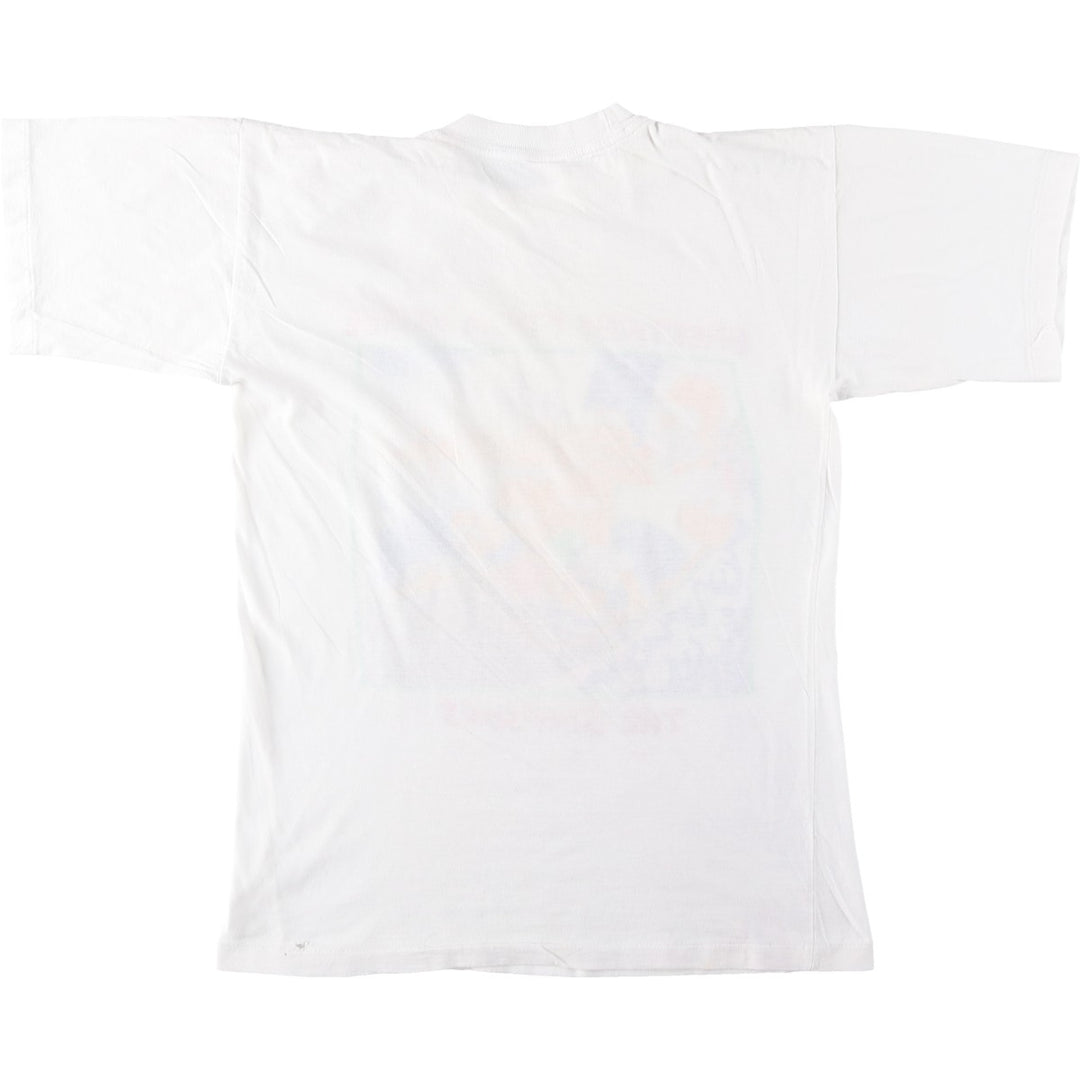 ~90'S THE SIMPSONS Character Print T-Shirt, Men's Size S (Equivalent), Vintage unclear white type Vintage Second Hand