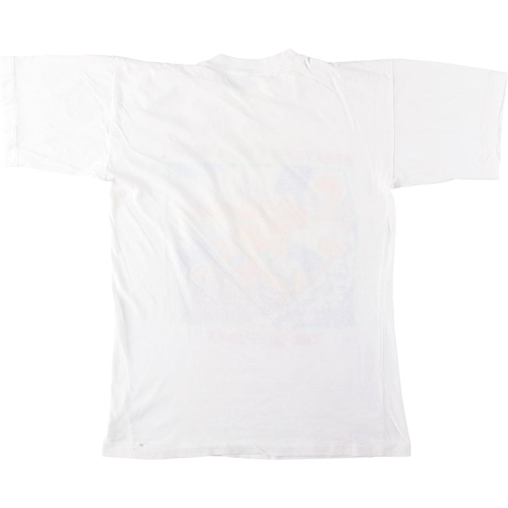 ~90'S THE SIMPSONS Character Print T-Shirt, Men's Size S (Equivalent), Vintage unclear white type Vintage Second Hand