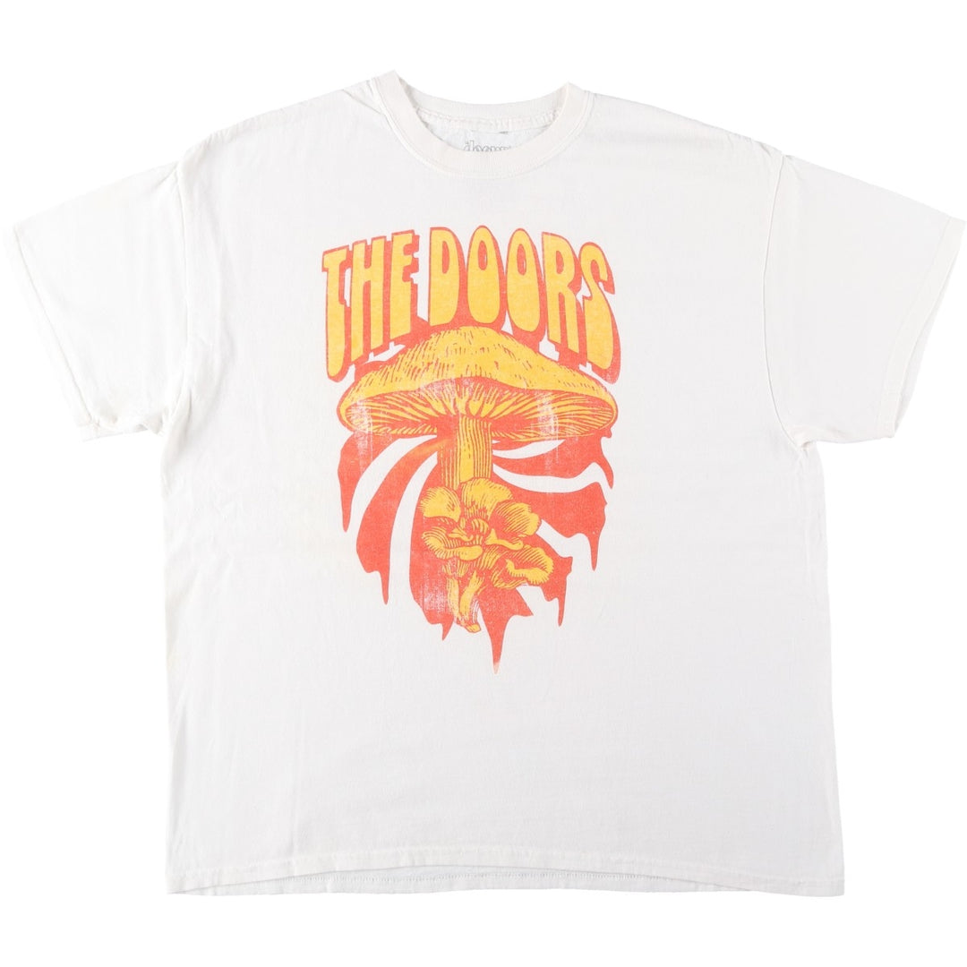 The Doors band t-shirt, men's size XL. cotton white type Vintage Second Hand