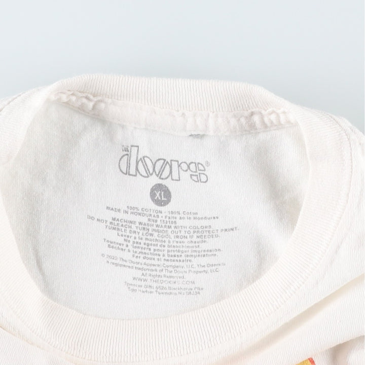 The Doors band t-shirt, men's size XL. cotton white type Vintage Second Hand
