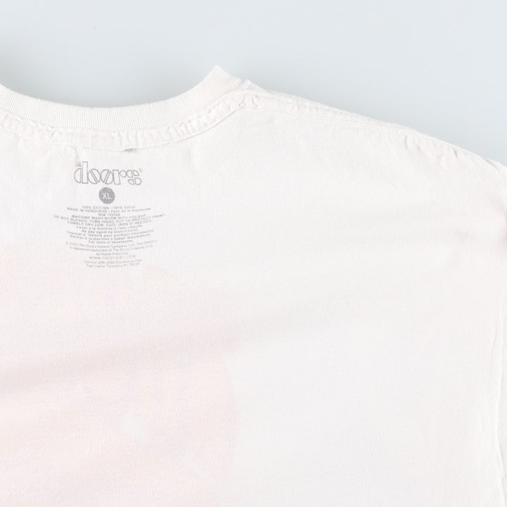 The Doors band t-shirt, men's size XL. cotton white type Vintage Second Hand