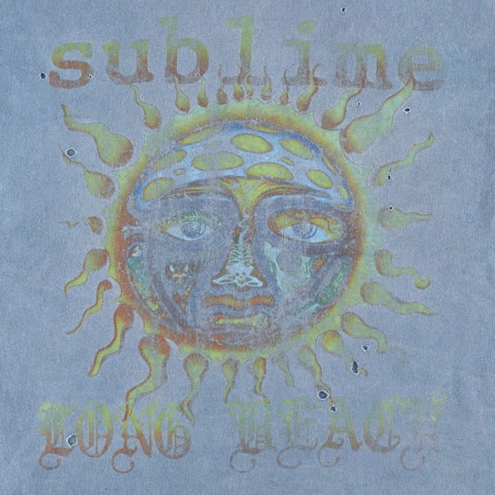SUBLIME Band T-shirt, Men's M size cotton blue type Vintage Second Hand