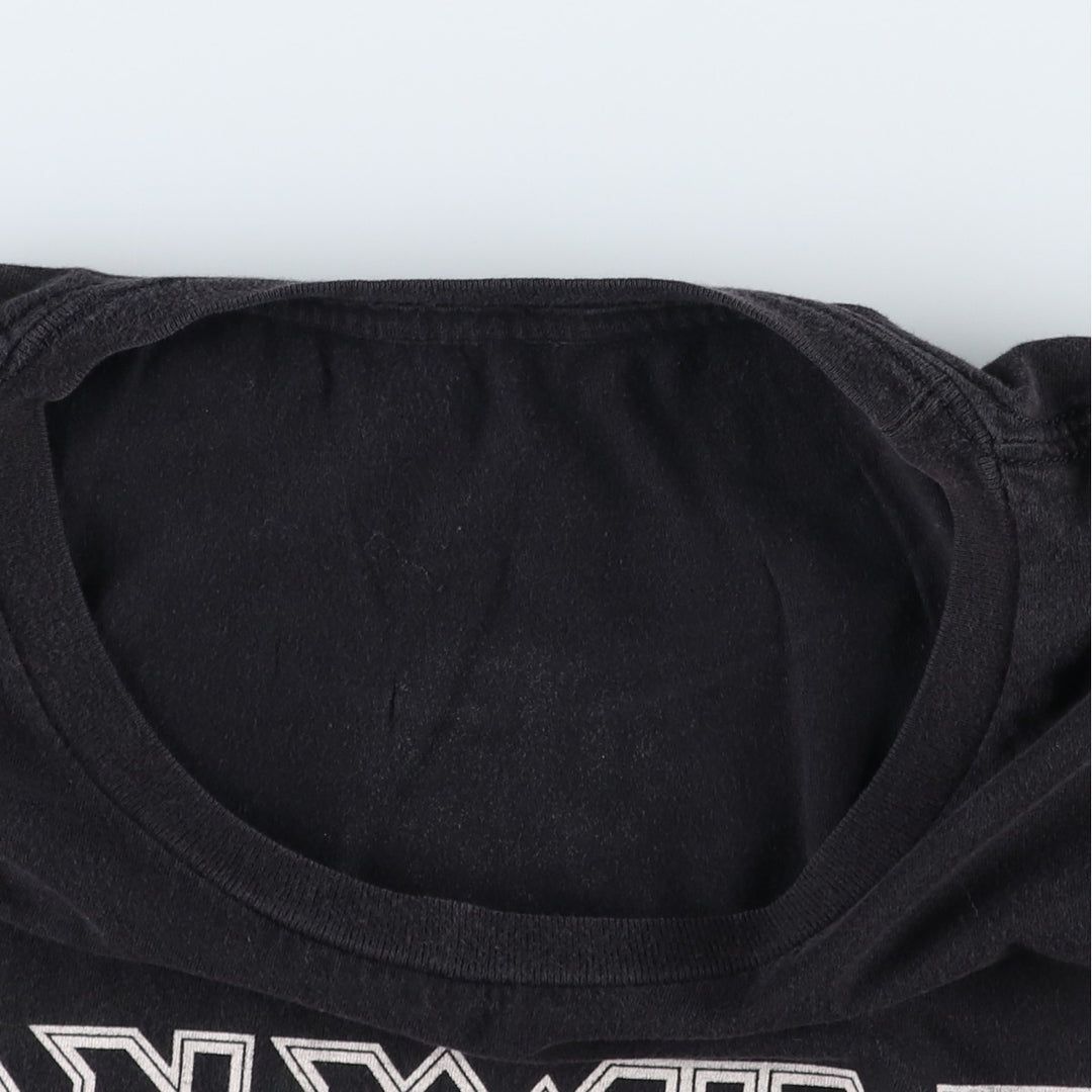 IRON MAIDEN Iron Maiden Band T-shirt Band T Men's XL size unclear black type Vintage Second Hand