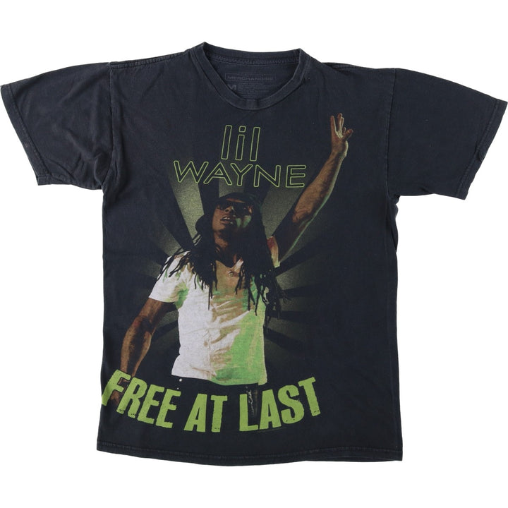 LIVE NATION MERCHANDISE LIL WAYNE Rap T-Shirt (Men's Size M) cotton black type Vintage Second Hand