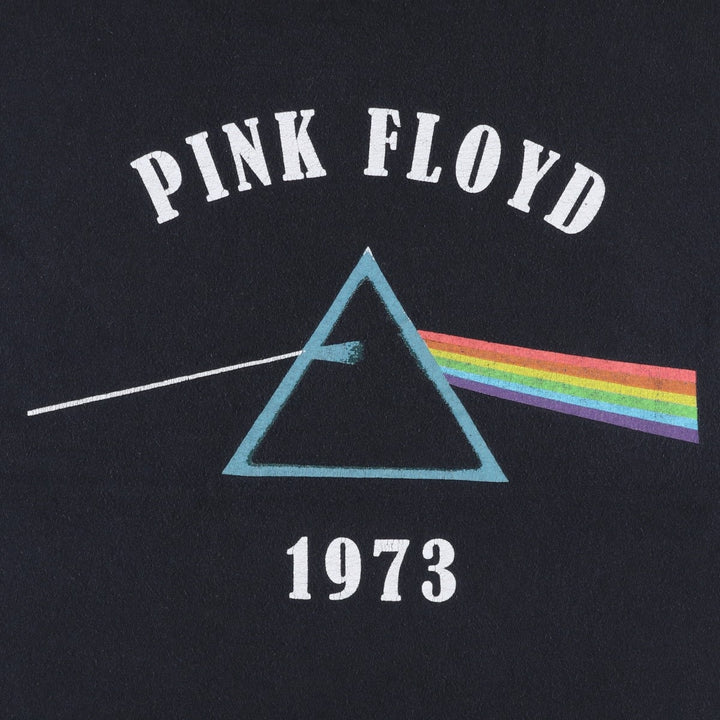 PINK FLOYD Pink Floyd Band T-shirt Band T Men's M size cotton black type Vintage Second Hand