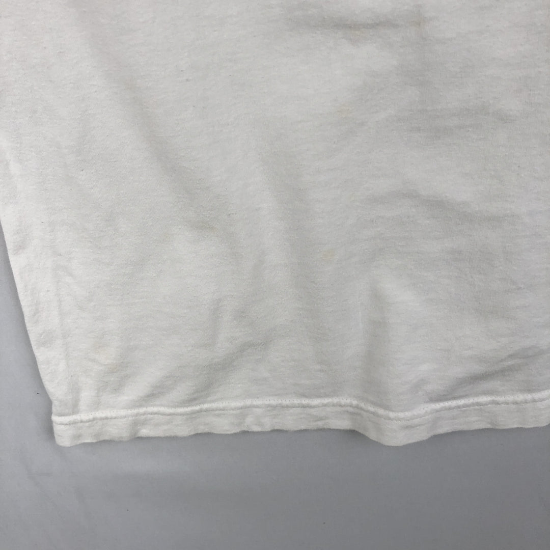 00'S Tartex TULTEX SUBLIME Band T-shirt, Men's size L cotton white type Vintage Second Hand